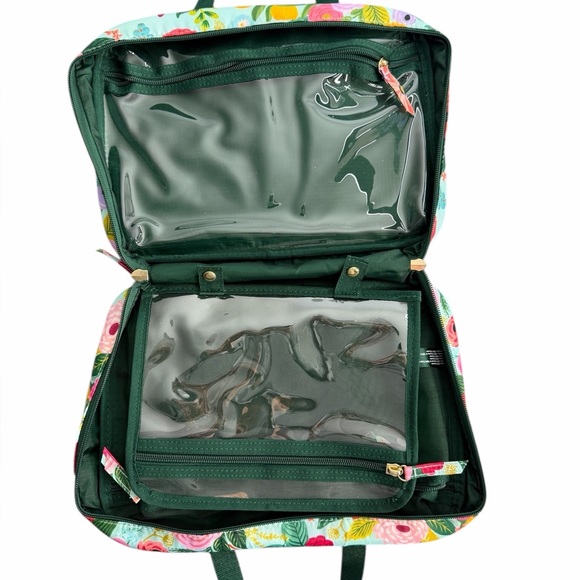 Rifle Paper Co. Floral Travel Cosmetics Bag Hanging Organizer - Picture 4 of 6